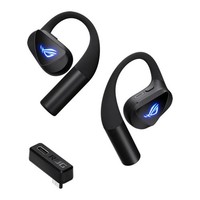 ASUS ROG Cetra Wireless Open-Ear Gaming Earbuds, Black, Quad-Mic, 14mm DLC Drive