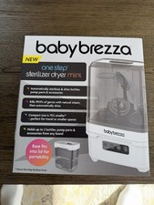 Baby Brezza Portable Sterilizer Dryer Mini Electric Bottle Steam Sanitizer NEW