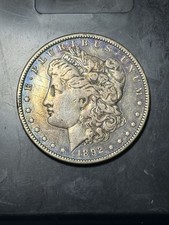 1892-O Morgan Dollar $1 BEAUTIFUL RAINBOW 🌈 TONED BETTER DATE 90% SILVER COIN