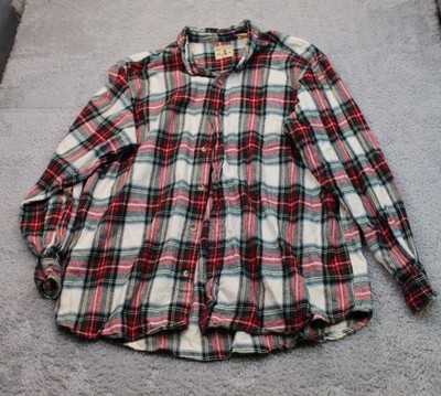 Red Head Brand Co. Men's 2XL Flannel Plaid Button Down Shirt Long Sleeve Casual