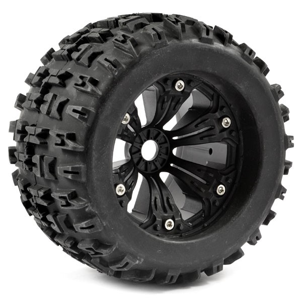 FASTRAX 1:8 MT JIGSAW MOUNTED 6-SPOKE BLACK 1/2""OFFSET(PR)
