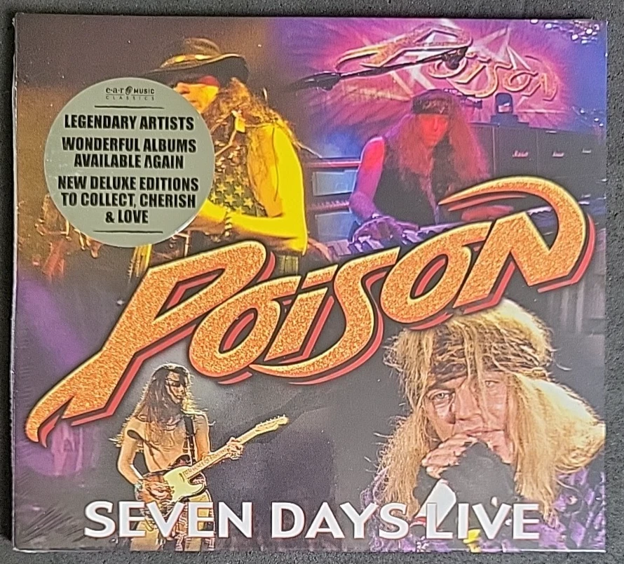 Poison - Seven Days Live (CD, 2008, New) - Image 2 of 4