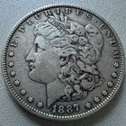1887 Morgan Silver Dollar - a coin with lots of character!  - 90% Silver  #2619