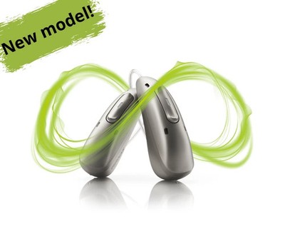 Brand New P hona k AudeoInfinio Sphere I30 RIC R with Charge & Go Hearing Device