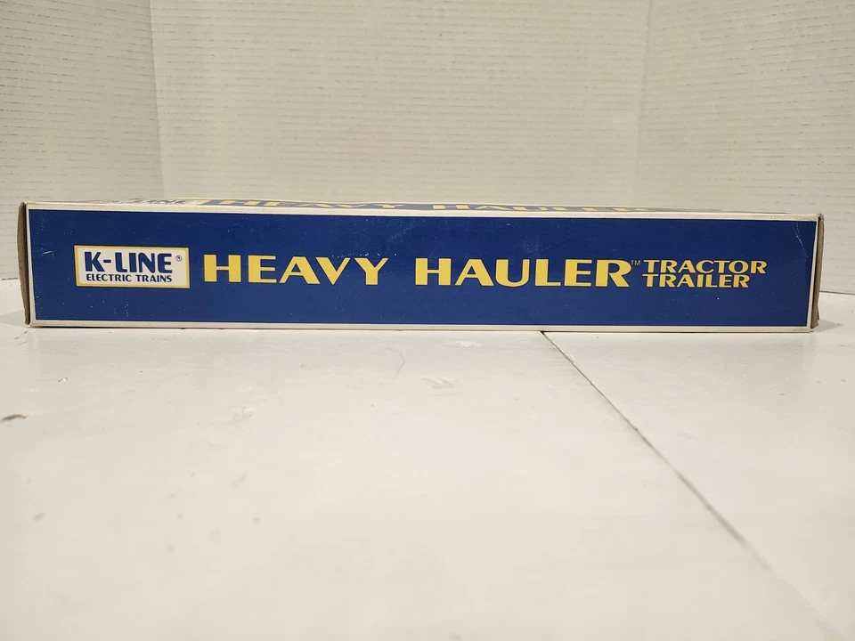 K-Line Heavy Hauler “K-Line Electric Train” Black Die Cast Truck Trailer LN CIB - Image 3 of 4