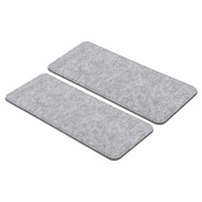12'' 5'' Felt Bag Base Shaper, 2pcs Bag Bottom Organizer Rectangle, Gray