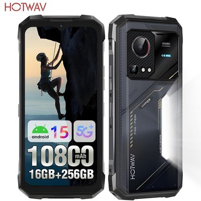 HOTWAV Hyper 7S 5G Outdoor Smartphone 16GB+256GB Android15 Dual SIM Handy GPS