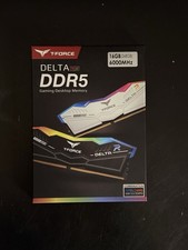 DDR5 6000 CL38 16GB 2 x 8GB RAM Team Group T-Force Delta RGB