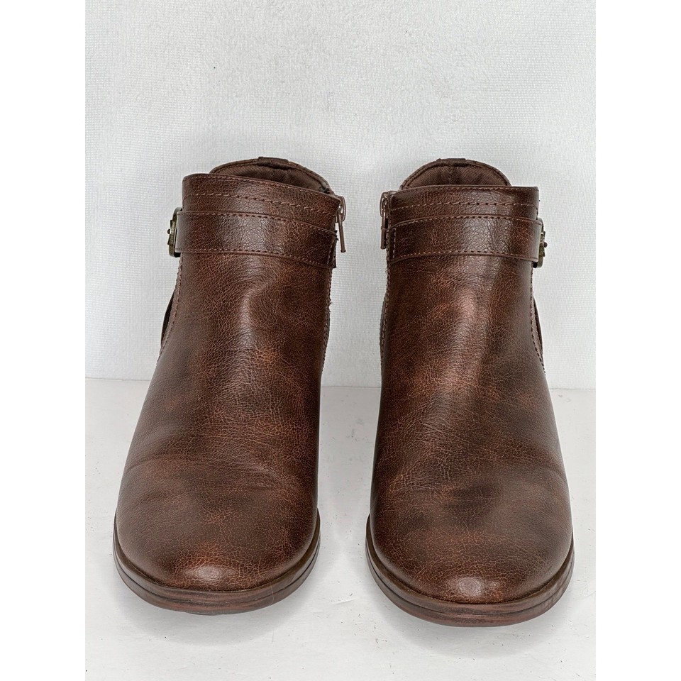 Baretraps Maci Brown Croc Embossed Ankle Boots BTF20-10871-001-196 ...