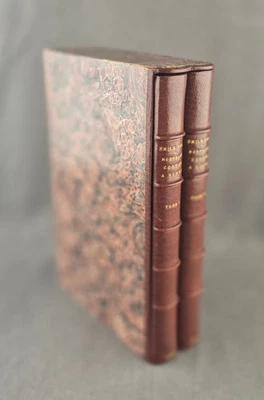ZOLA "Nouveaux Contes à Ninon" Ill. RUDAUX Conquet 1886 2 vol. 1/350 vélin Num. - Photo 1/4