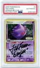 PSA Signed Ted Lewis Pokémon TCG Gengar EX Legend Maker 5/92 Holo Rare