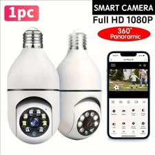 1 pc E27 Bulb Security Camera WiFi Outdoor Indoor Night Vision Motion Detection