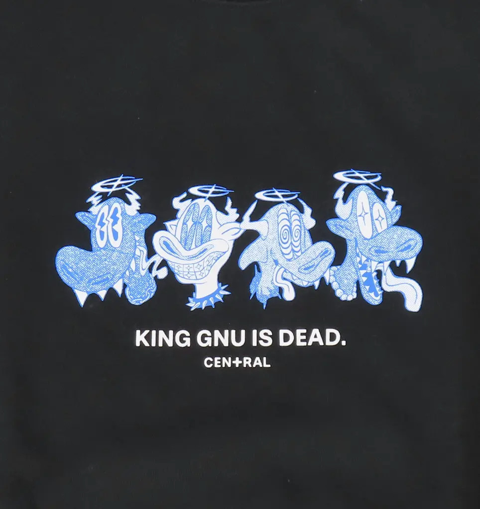 Outerwear King Gnu KG IS DEAD SWEATSHIRT Black L size 