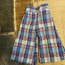 Vintage 80's Pants Slacks Size 4T Toddler Girl Made USA, Unbranded. Wide Legs