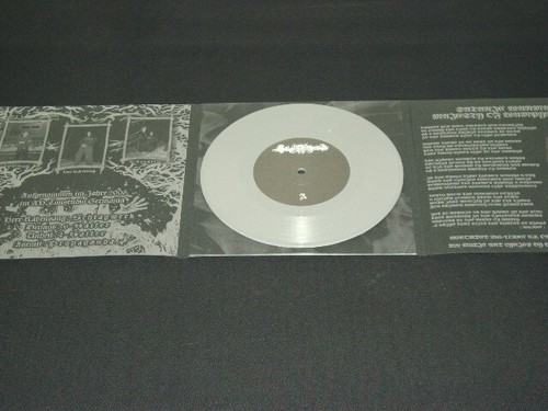 SATANIC WARMASTER / TOTENBURG split 7"ep GREY VINYL, Goatmoon, Fullmoon, Vothana - Picture 2 of 8