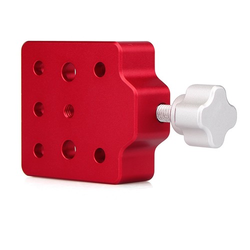 Abrazadera de cola de paloma roja mediana SVBONY con tornillos de latón para telescopios y cámaras - Imagen 8 de 8