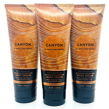 3-Pack Bath  Body Works CANYON For Men Ultimate Hydration Body Cream 8 oz