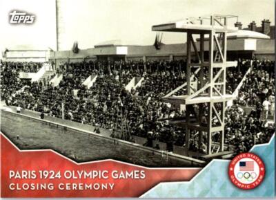 Paris 1924 Olympic Games Closing Ceremony trading card 2016 Topps #CC4