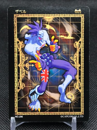 Zabel Zarock The Lord of Vampire TCG CAPCOM ACTION CARD GAME Japan Rare No.296 - Picture 6 of 12
