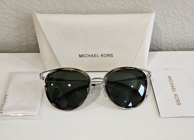 MICHAEL KORS MK1025 Havana Silver Tortoise Green 52 mm  display picture 3