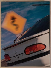 1992 Nissan Nx Coupe Nxcoupe Dealer Sales Brochure Flyer