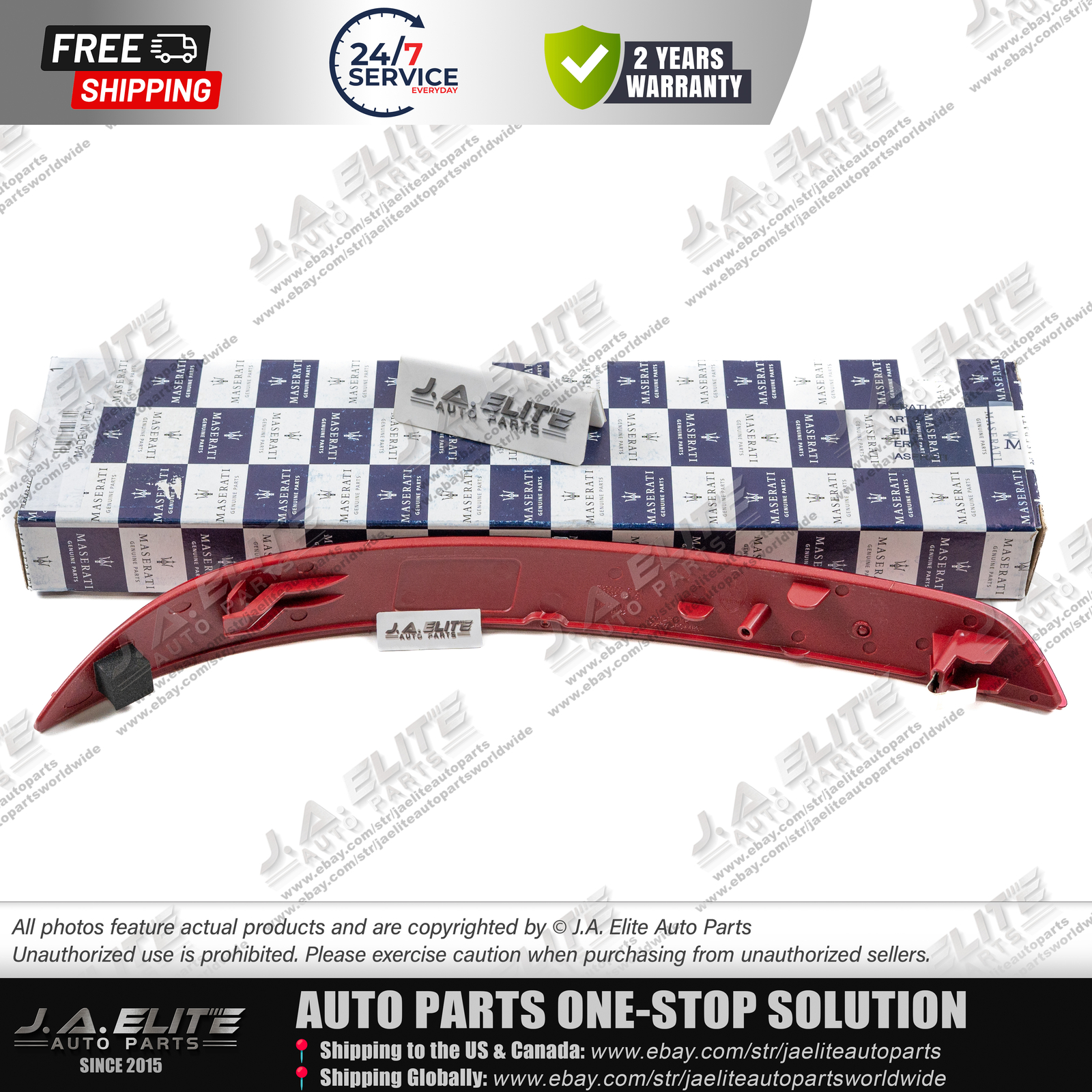 Genuine Right Rear Bumper Light Reflector Fog Lamp for Maserati Levante670032732