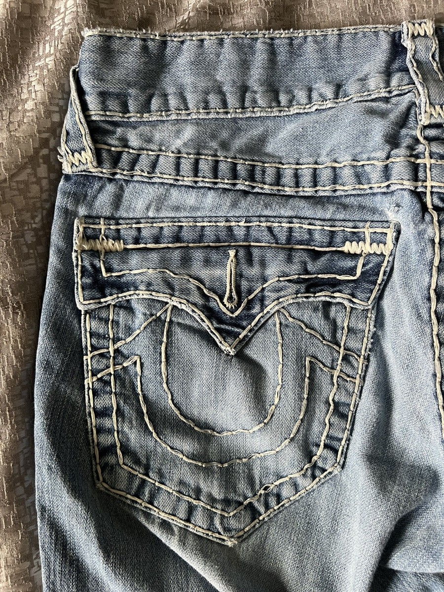 True Religion World Tour Men BILLY SUPER T Jeans 30 Short True Religion World Tour Men BILLY SUPER T Jeans 30 Short