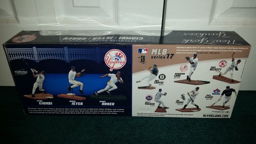 Yankees 3-Pack + Roger Clemens Robinson Cano Alex Rodriguez Abreu MLB Mcfarlane - Picture 4 of 11