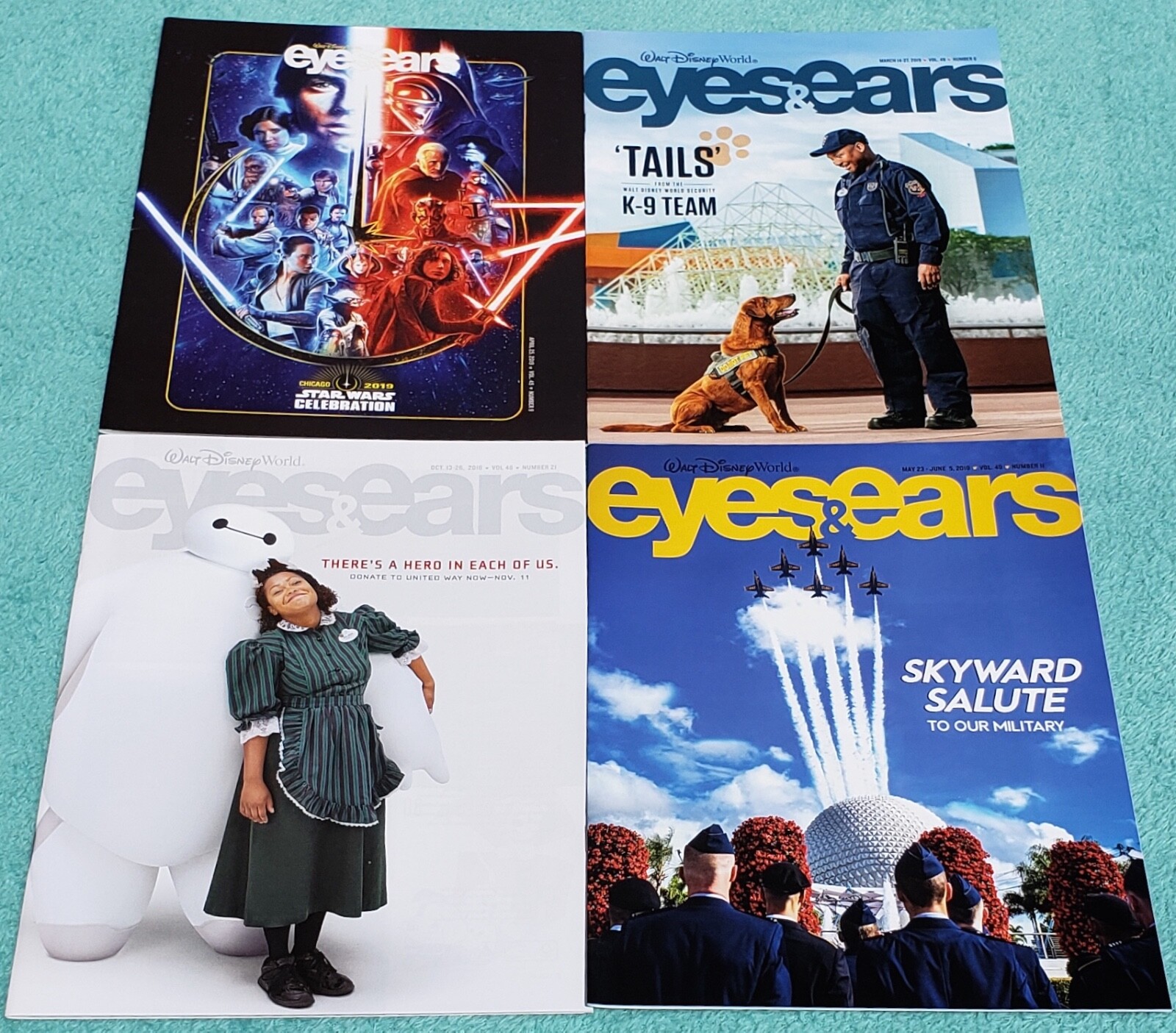 Four Issues Featuring Star Wars - Disney World Cast Member Exclusive Eyes &  Ears | eBay