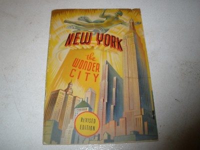 VINTAGE 1945 New York The Wonder City Revised Edition Book (D4) | eBay