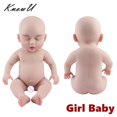 47cm Reborn Puppe Silikon Baby Spielzeug Begleiter Junge Mädchen Kinder Geschenk