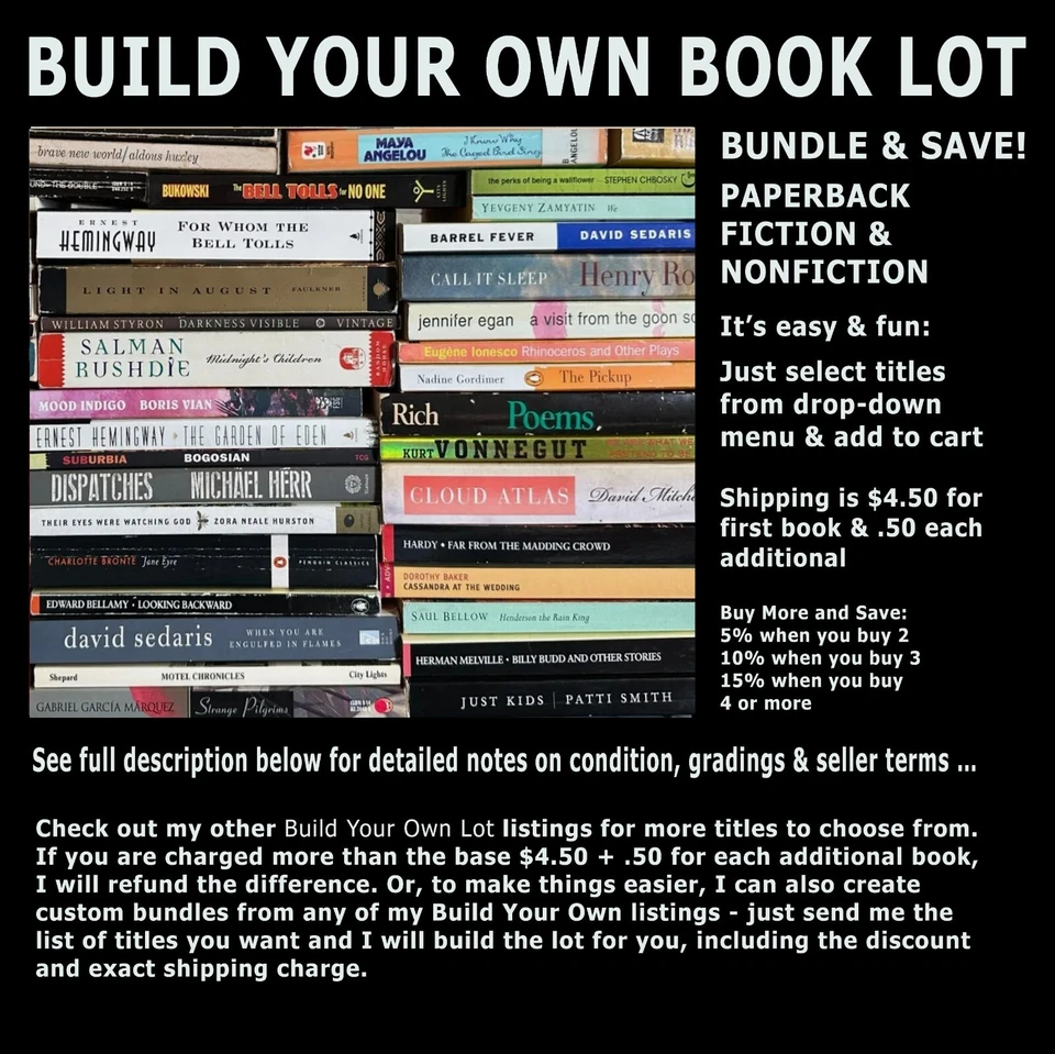 BUILD YOUR OWN Subversive Book Cult Modern Lit Novel Paperback Lot Bundle & Save - Image 3 of 4