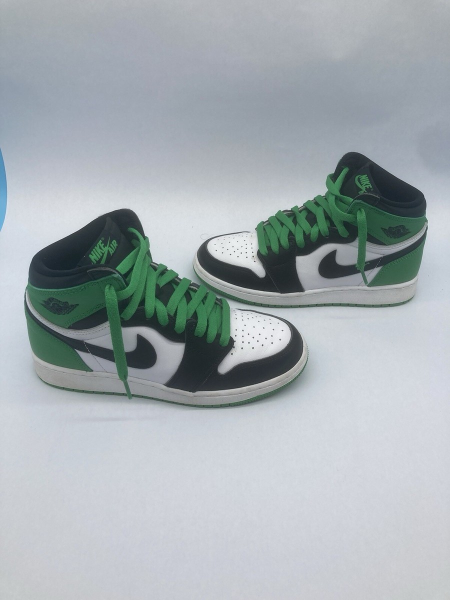 Nike Air Jordan 1 Retro High OG GS Lucky Green Black White