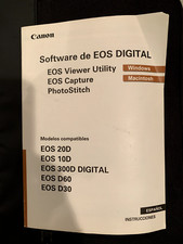 Canon EOS 20D Digital Spanish Instruction Manual P4583