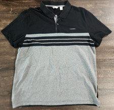 Calvin Klein Men's Cotton Liquid Polo 2-Button Placket fit XL