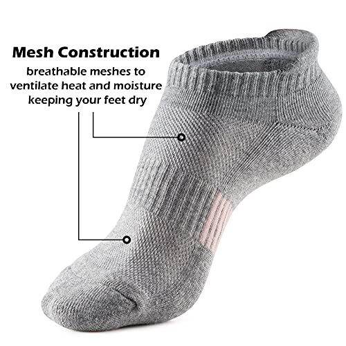 Ankle Socks Womens Running Athletic No Show Socks Cushioned 5 6-8 Quotidian - Picture 6 of 7
