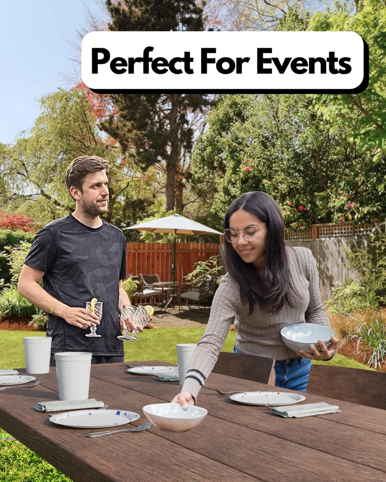 Paquete de 10 tazas de plástico reutilizables de 16 oz tazas de fiesta de estadio para boda cumpleaños Foto 3 de 4