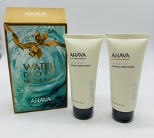 AHAVA Water Duo Kit HAND and BODY Cream 3.4 fl oz Each NEW Sealed