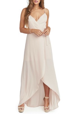 mariah wrap maxi dress