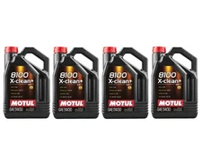 Motul 8100 X-CLEAN + 5W30 - 20 Liters - Full Synthetic Engine Motor Oil (4 x 5L)