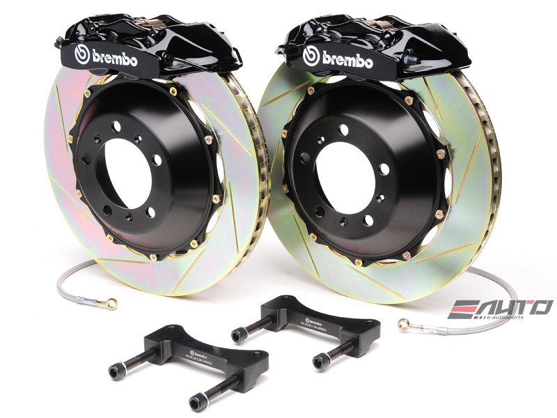 Brembo Rear GT BBK Brake 4piston Black 380x28 Slot Ferrari 612 Scaglietti 04-11