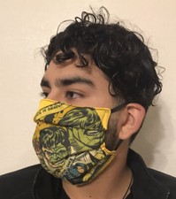 FABRIC FACE MASKS MARVELS HEROES Washable / Kids and Adults/