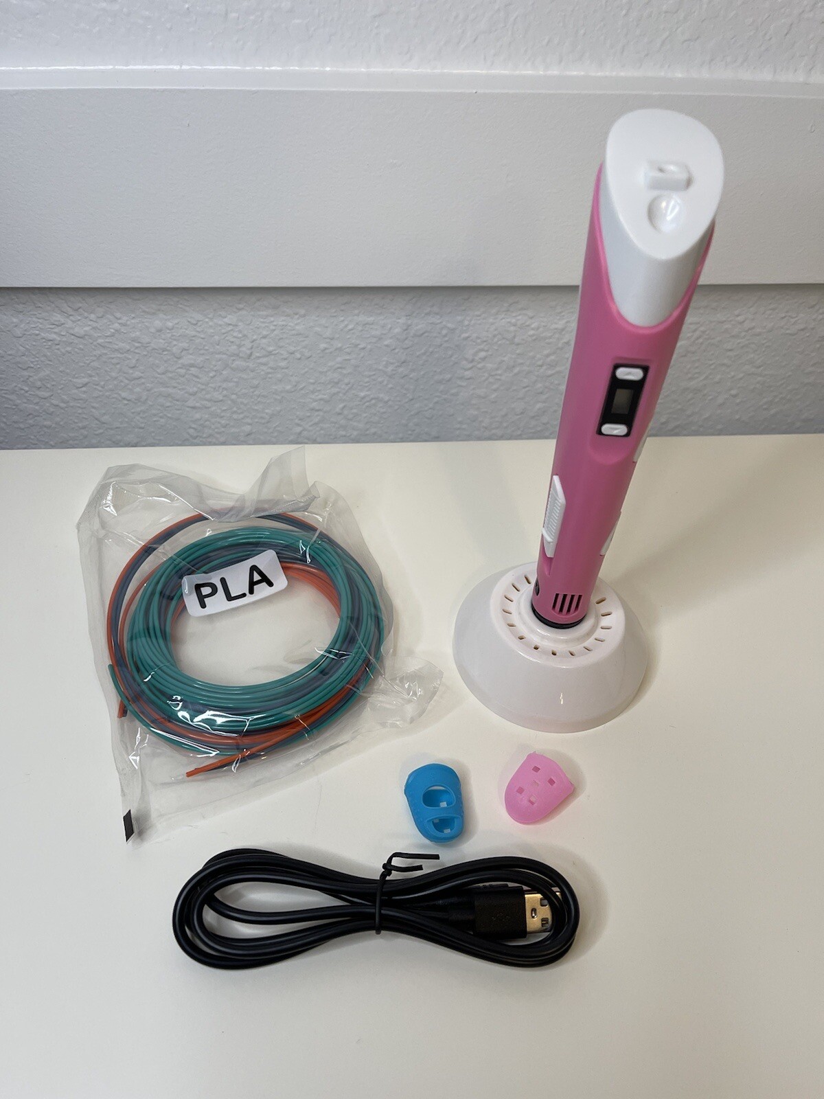 3D Printing Pen PinkCrafting Drawing Arts Printer Tool Modeling ABS PLA Filament
