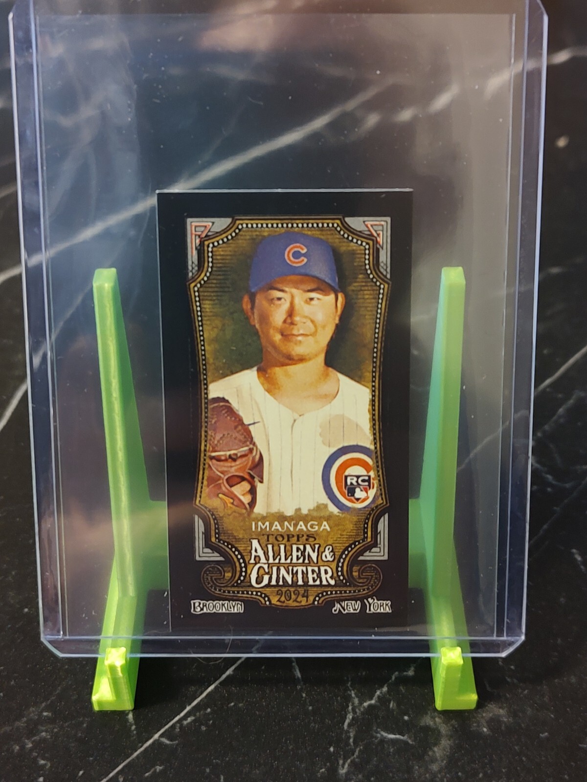 2024 Topps Allen & Ginter Black Mini #181 Shota Imanaga (RC) Chicago Cubs