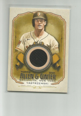 2021 TOPPS ALLEN AND GINTER RELICS #AGAMY MIKE YASTRZEMSKI | eBay