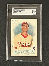 Aaron Nola 2016 Allen & Ginter National Sports Card Convention 1/1 Rookie SGC 9