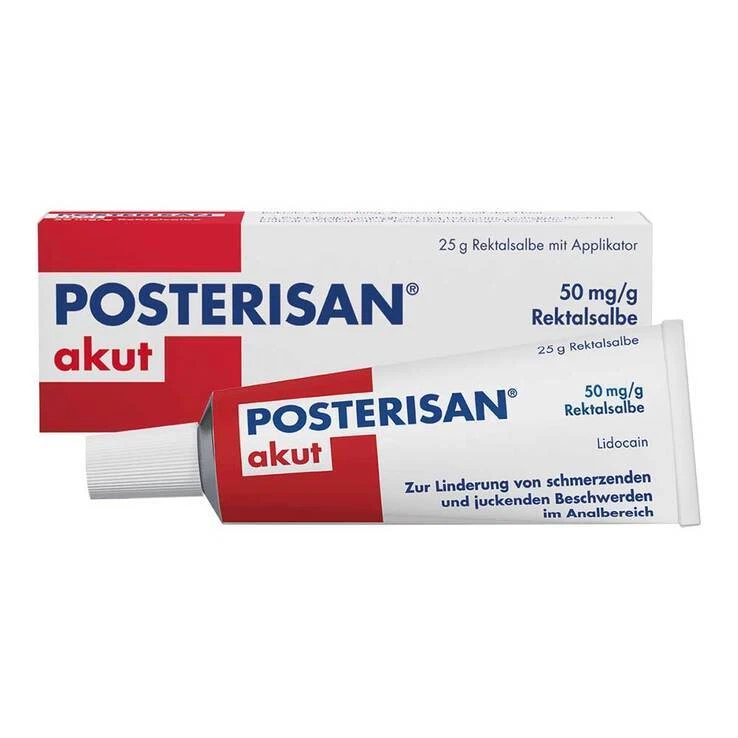 POSTERISAN akut 50 mg/g Rektalsalbe · 25 g · PZN 04957864