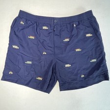 Polo ralph Lauren Men XL embroidered Lined Swim Trunks Station Wagon Sunglasses