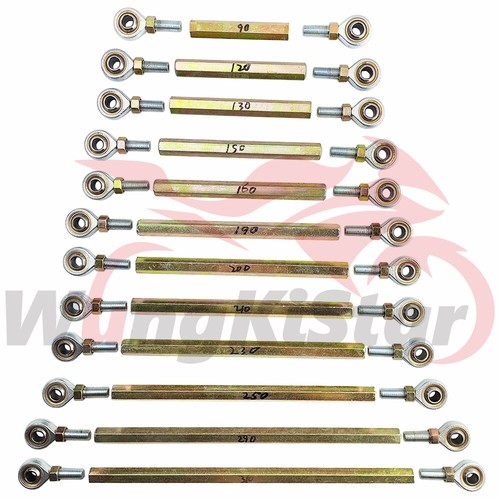60mm/2.36In Tie Rod M10 Steering Linkage Left Right Male Thread Round Ball Joint - Picture 7 of 14