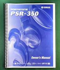 Yamaha PSR-350 Instruction Manual: 106 Pages & Protective Covers!